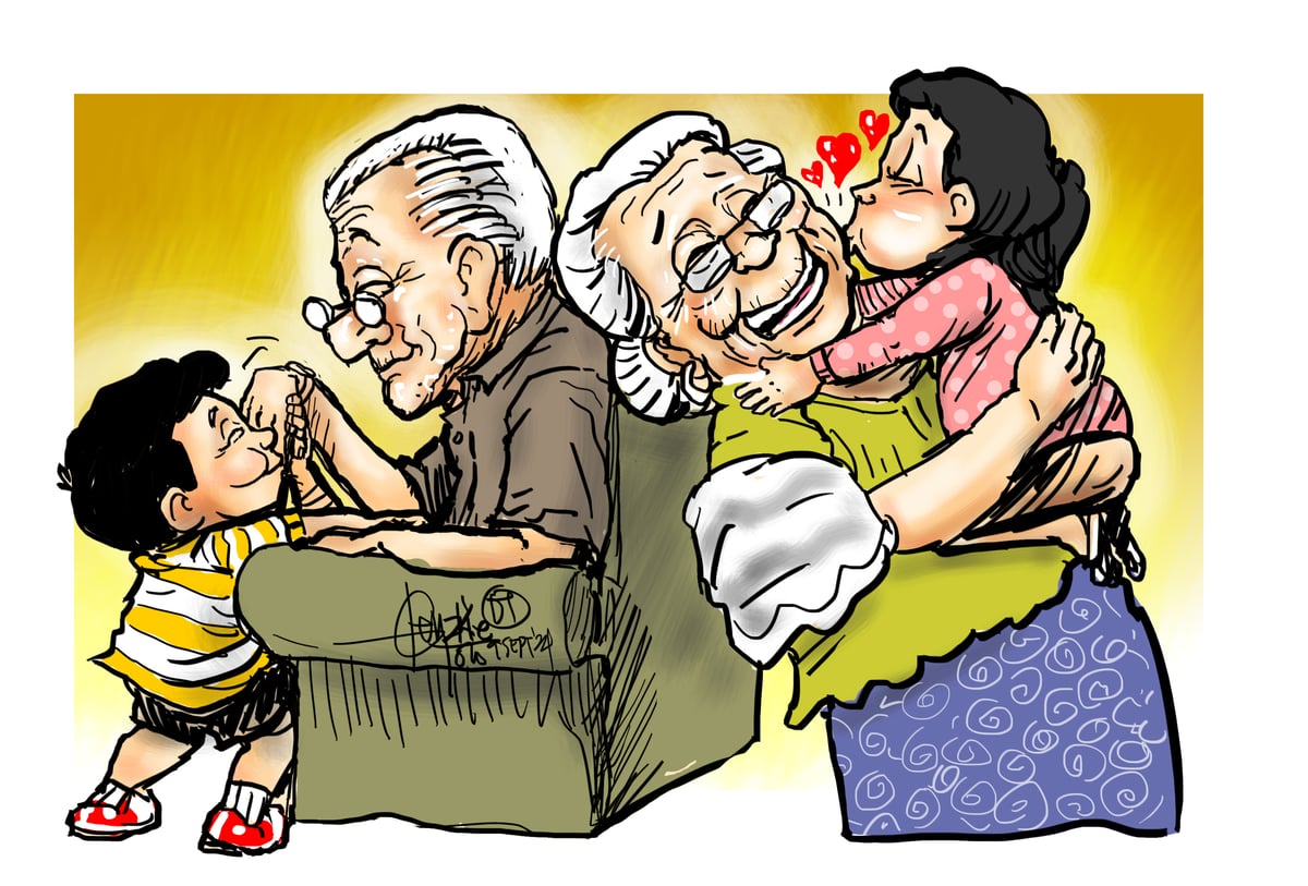 A toast to grandparents